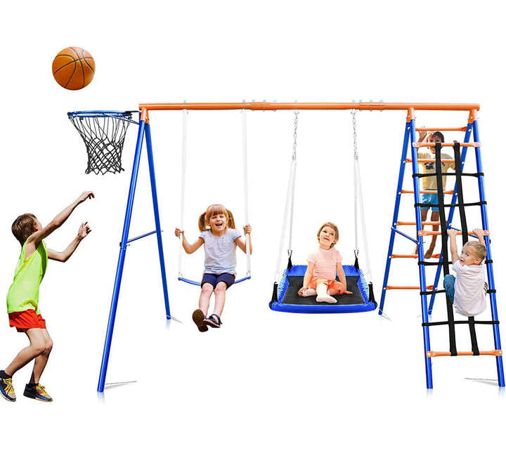Ensemble de balançoire, tobogg - Kids Outdoor Climbing Frame avis et prix