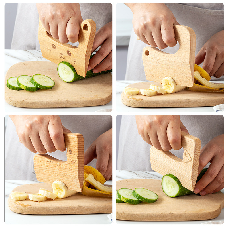 Couteau en bois pour enfants,  - Kids Outdoor Kitchen Accessories avis et prix